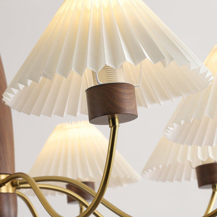Asquith Chandelier | Vintage Mid-Century Wood Design | Vinlighting | Vinlighting | Vinlighting