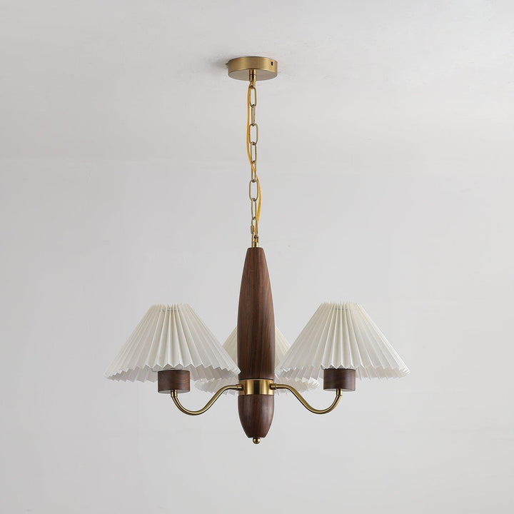 Asquith Chandelier | Vintage Mid-Century Wood Design | Vinlighting | Vinlighting | Vinlighting