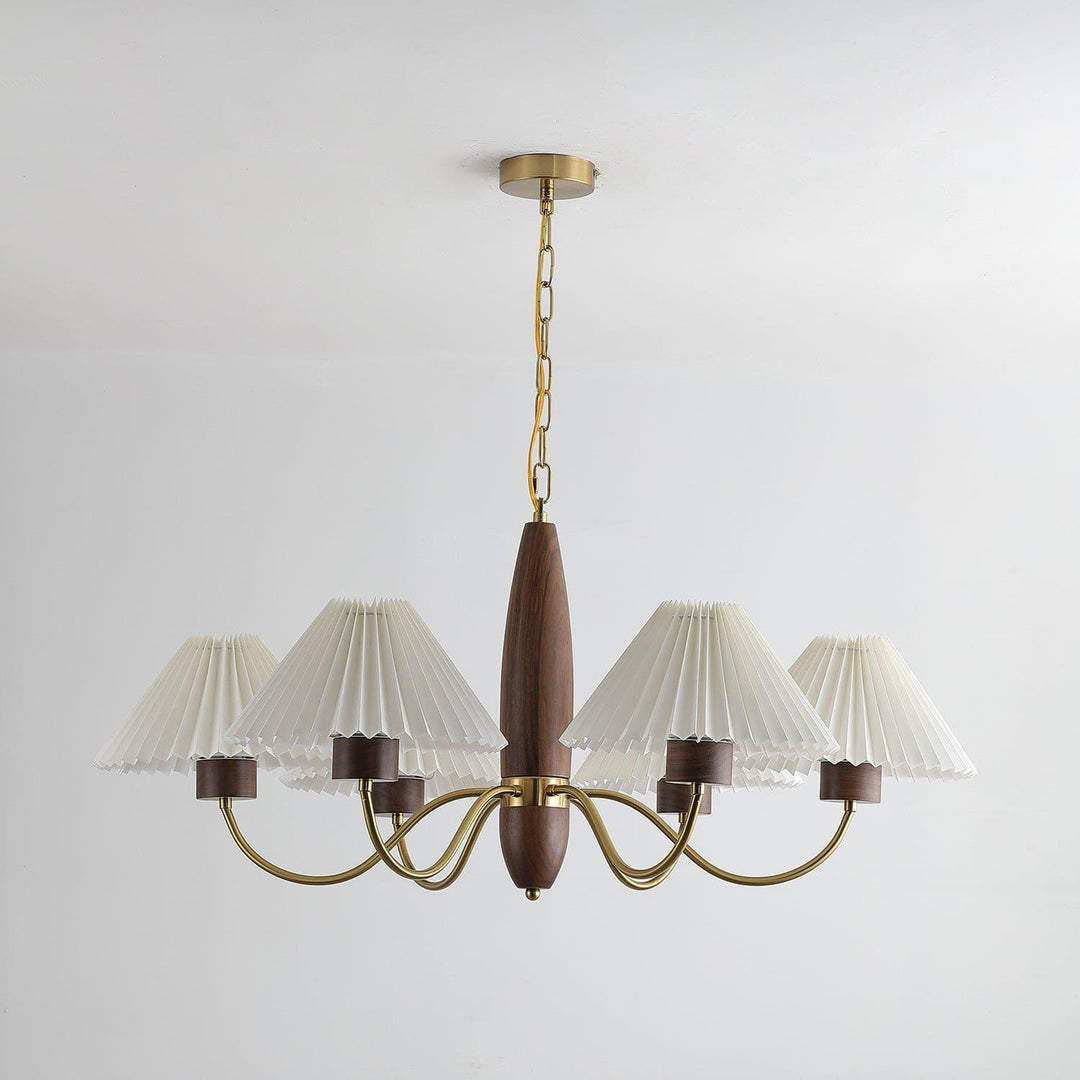Asquith Chandelier | Vintage Mid-Century Wood Design | Vinlighting | Vinlighting | Vinlighting