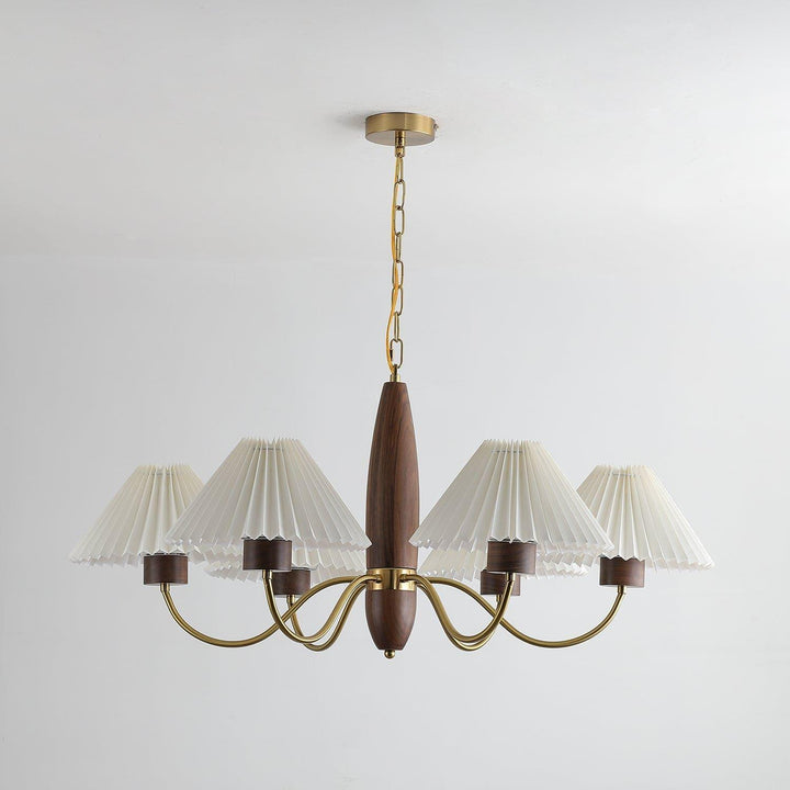 Asquith Chandelier | Vintage Mid-Century Wood Design | Vinlighting | Vinlighting | Vinlighting
