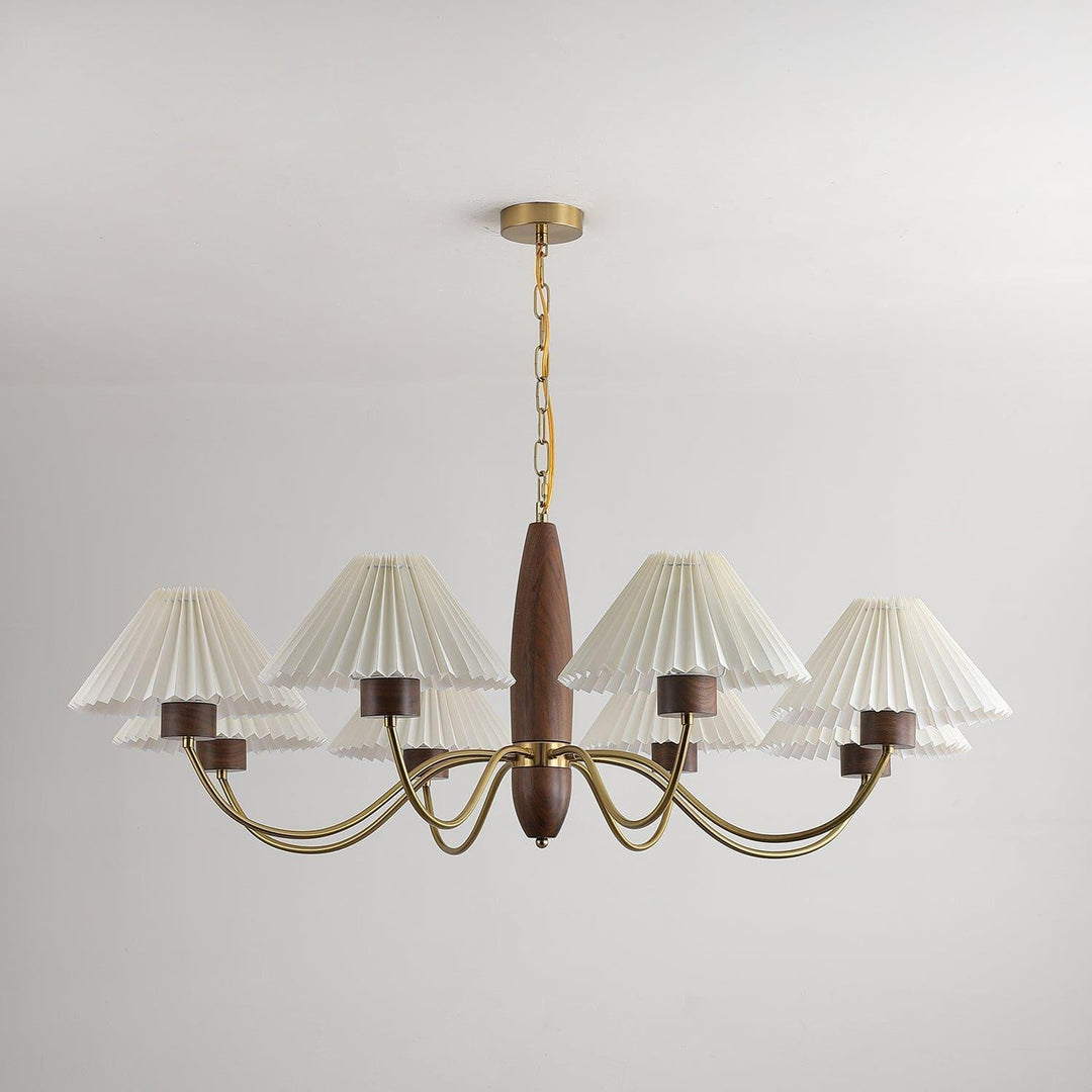 Asquith Chandelier | Vintage Mid-Century Wood Design | Vinlighting | Vinlighting | Vinlighting