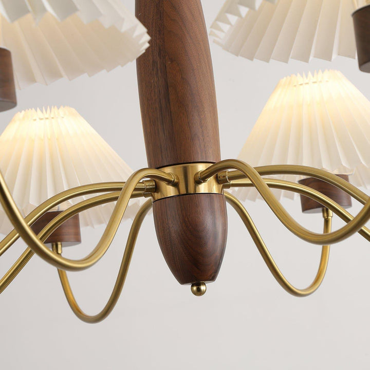 Asquith Chandelier | Vintage Mid-Century Wood Design | Vinlighting | Vinlighting | Vinlighting