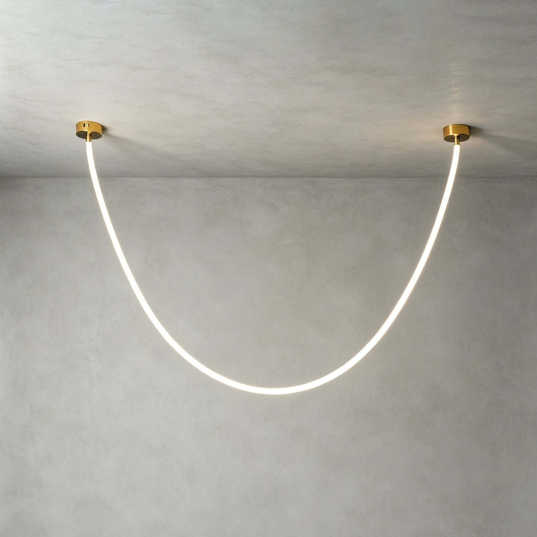 Asten Pendant Light, Silicone LED Linear Pendant Lighting Design