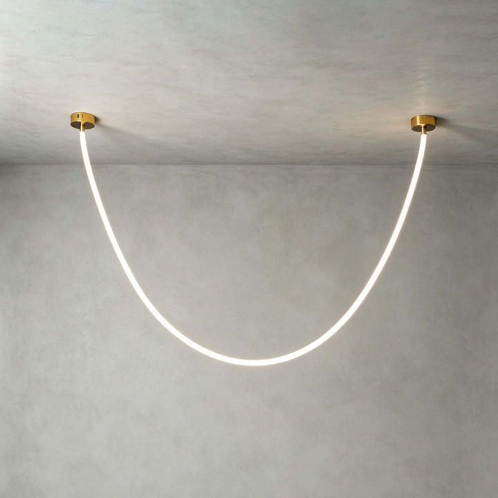 Asten Pendant Light, Silicone LED Linear Pendant Lighting Design