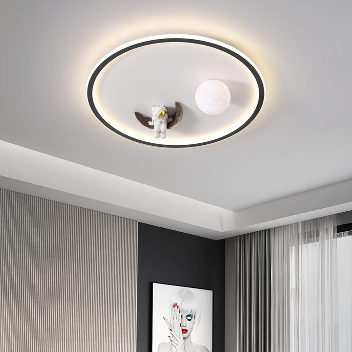Astronaut Ceiling Light – 3D Moon Design with Warm, Atmospheric Glow | Vinlighting | Vinlighting