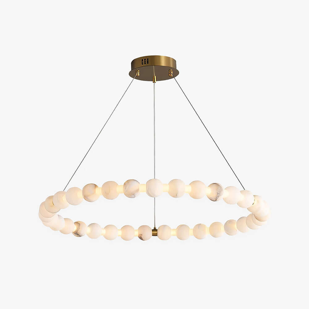 Aurelle Chandelier - French Luxury Alabaster Dining Room Light | Vinlighting