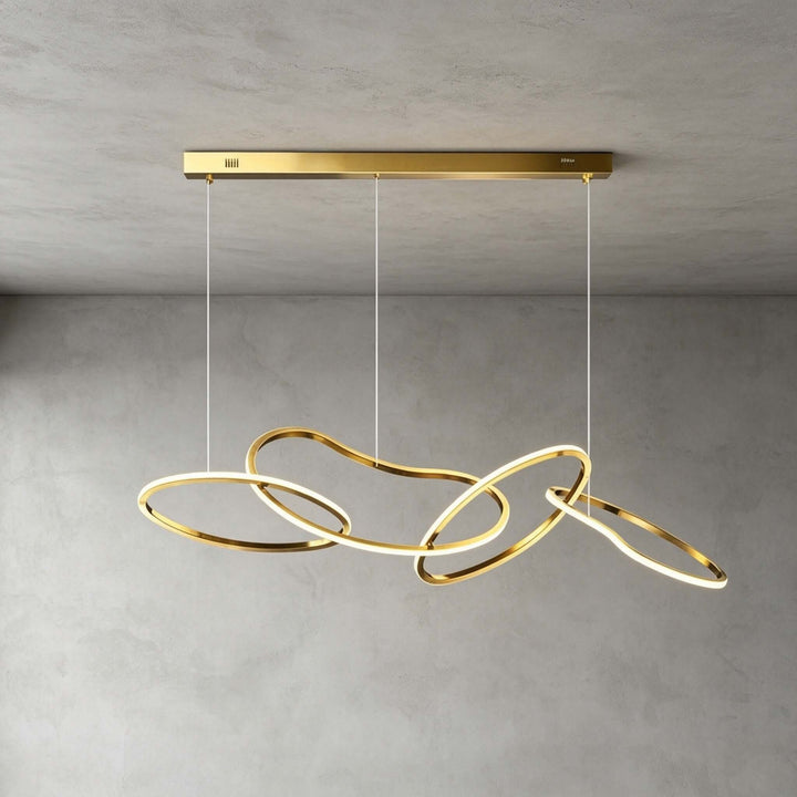 Avaryn Linear Chandelier - Modern Silicone Dining Room Light Fixture | Vinlighting