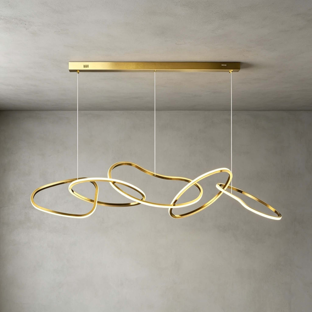 Avaryn Linear Chandelier - Modern Silicone Dining Room Light Fixture | Vinlighting