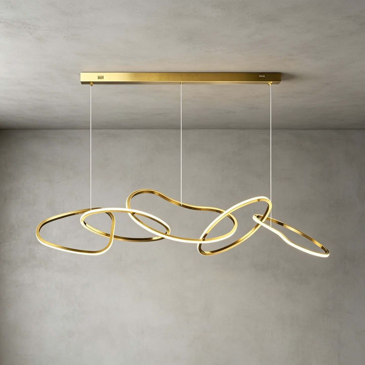 Avaryn Linear Chandelier - Modern Silicone Dining Room Light Fixture | Vinlighting