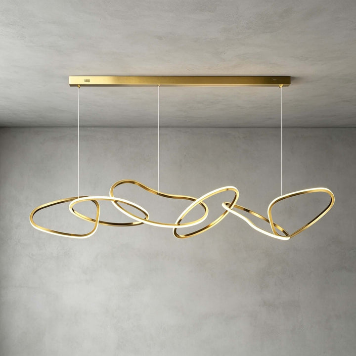 Avaryn Linear Chandelier - Modern Silicone Dining Room Light Fixture | Vinlighting