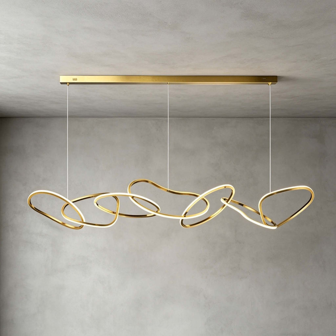 Avaryn Linear Chandelier - Modern Silicone Dining Room Light Fixture | Vinlighting