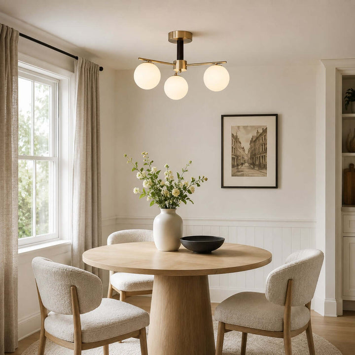 Aveline Ceiling Lamp - Vintage Glass Ceiling Lamp for Dining | Vinlighting