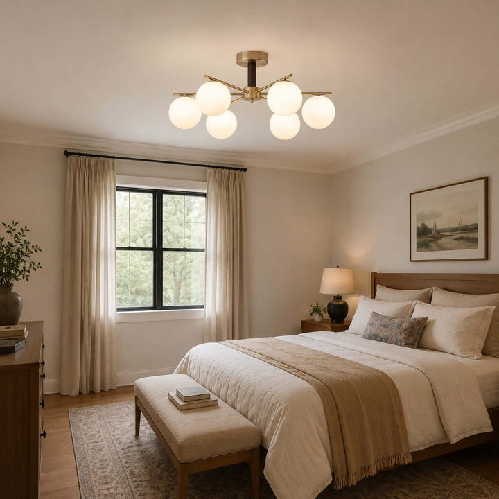 Aveline Ceiling Lamp - Vintage Glass Ceiling Lamp for Dining | Vinlighting