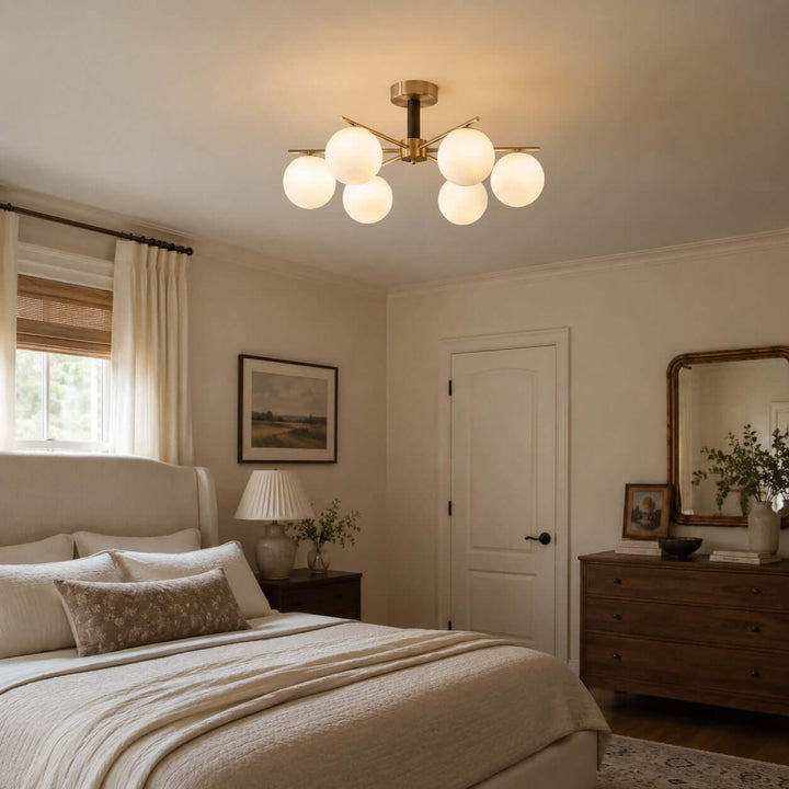 Aveline Ceiling Lamp - Vintage Glass Ceiling Lamp for Dining | Vinlighting