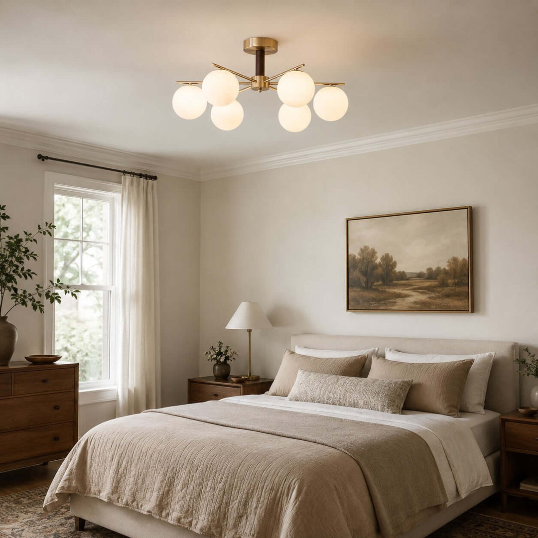 Aveline Ceiling Lamp - Vintage Glass Ceiling Lamp for Dining | Vinlighting