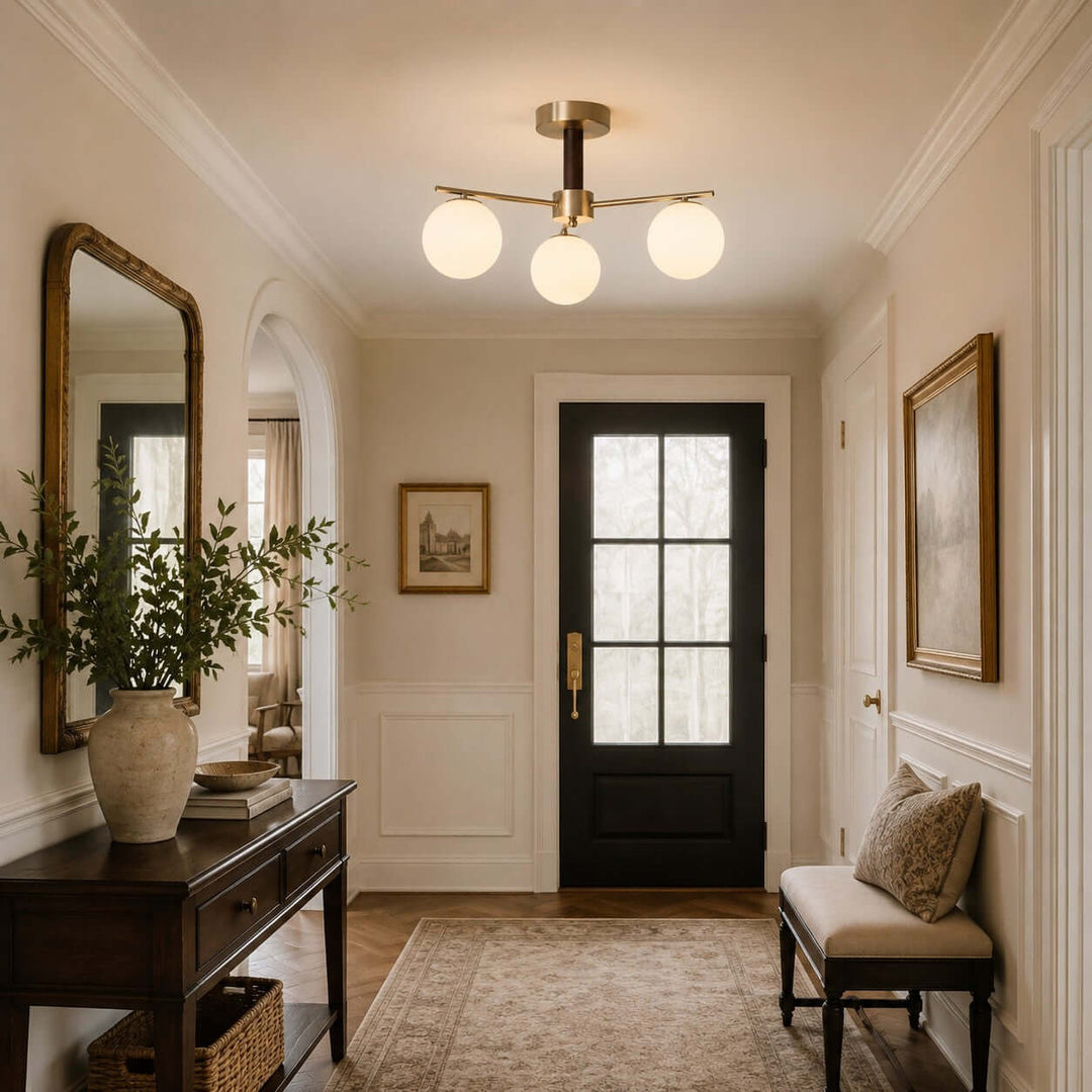Aveline Ceiling Lamp - Vintage Glass Ceiling Lamp for Dining | Vinlighting