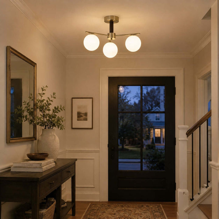 Aveline Ceiling Lamp - Vintage Glass Ceiling Lamp for Dining | Vinlighting