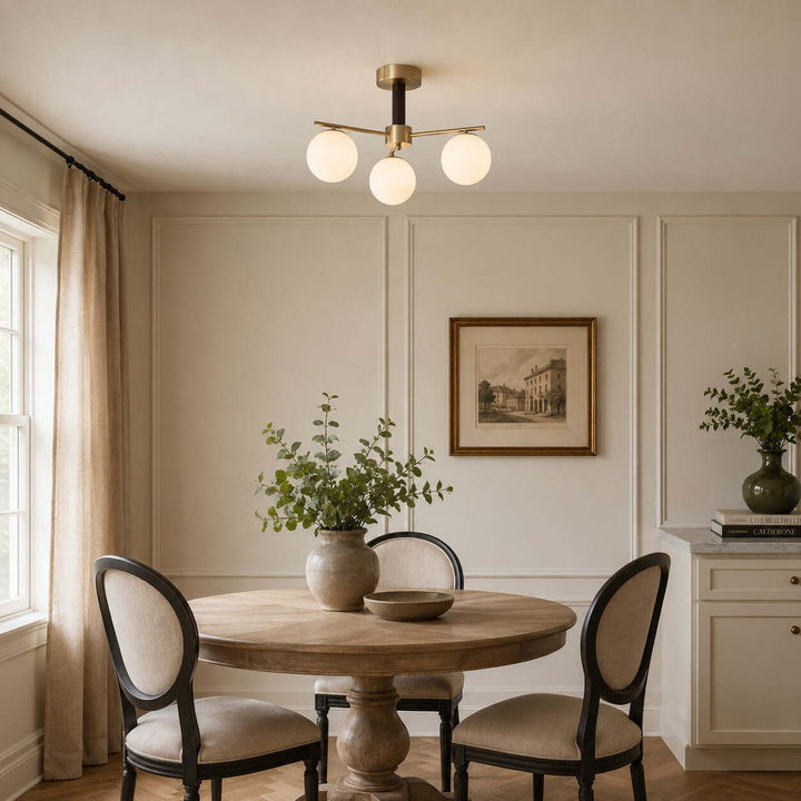 Aveline Ceiling Lamp - Vintage Glass Ceiling Lamp for Dining | Vinlighting