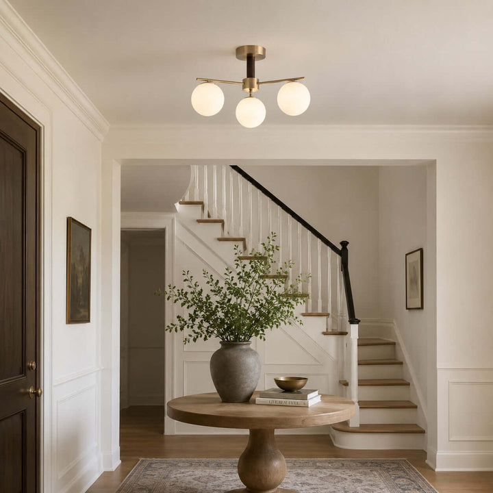 Aveline Ceiling Lamp - Vintage Glass Ceiling Lamp for Dining | Vinlighting