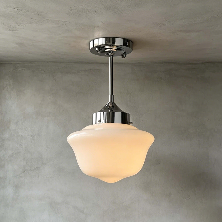 Avenor Semi Flush Mount Light - Minimalist Corridor Glass Light | Vinlighting