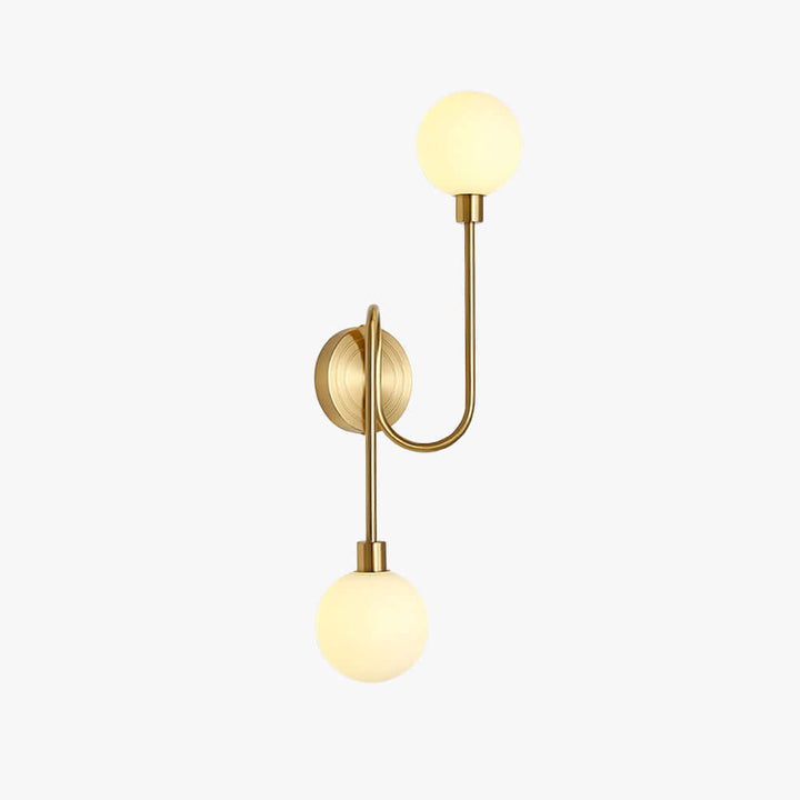 Averin Wall Lamp | American Minimalist Brass Glass Light