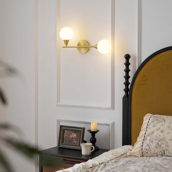 Averin Wall Lamp | American Minimalist Brass Glass Light