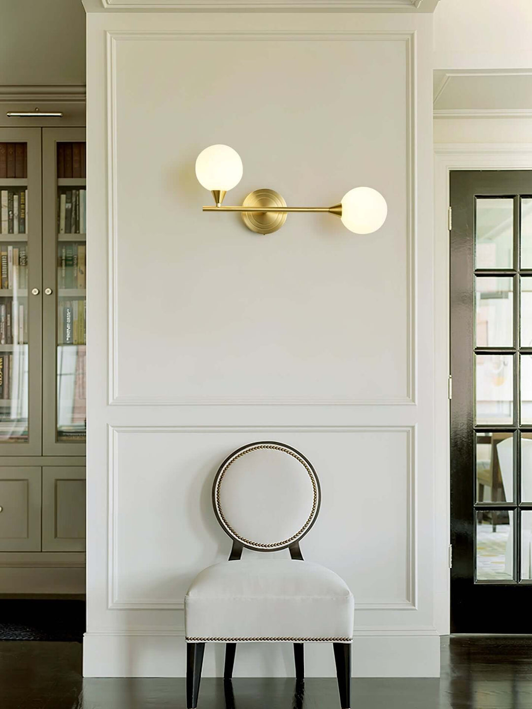 Averin Wall Lamp | American Minimalist Brass Glass Light