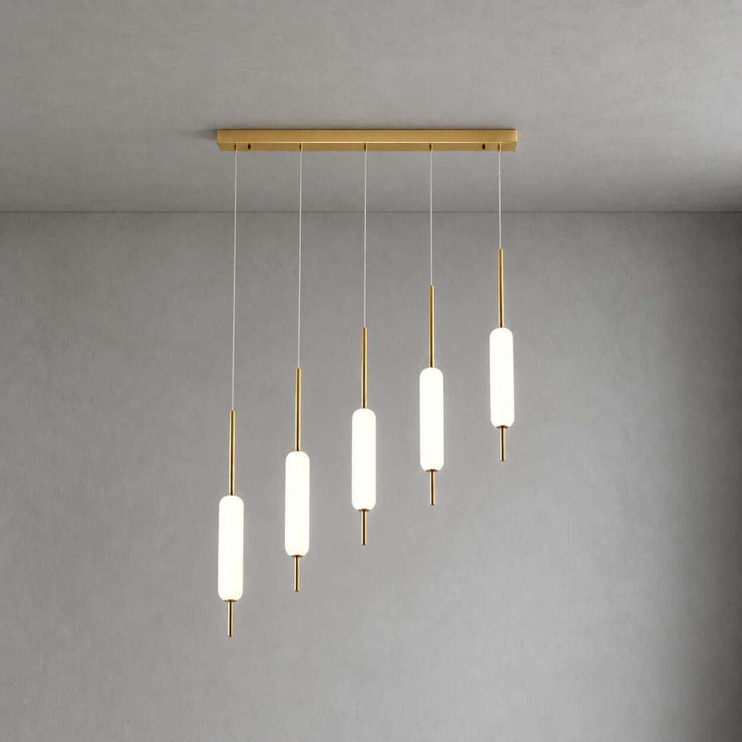 Avren Chandelier | Glass Chandelier for Dining Room and Kitchen Island