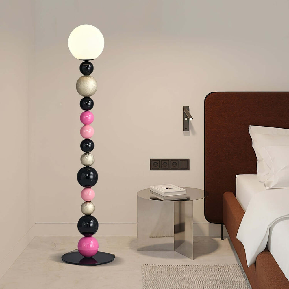 Ball String Floor Lamp – Minimalist Modern Living Room Art