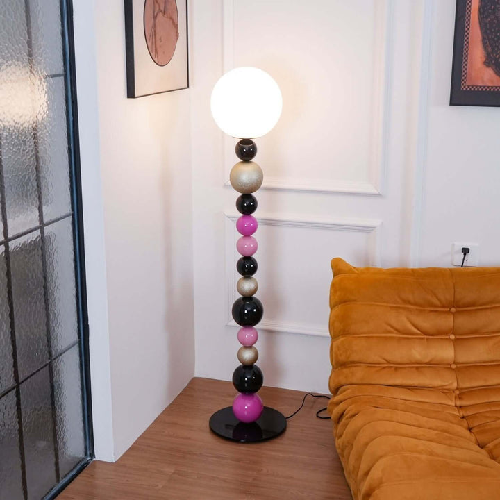 Ball String Floor Lamp – Minimalist Modern Living Room Art