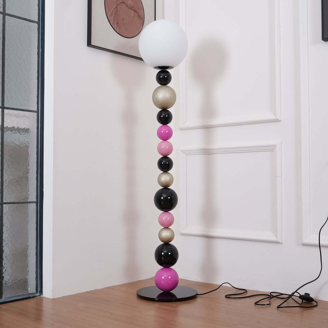 Ball String Floor Lamp – Minimalist Modern Living Room Art
