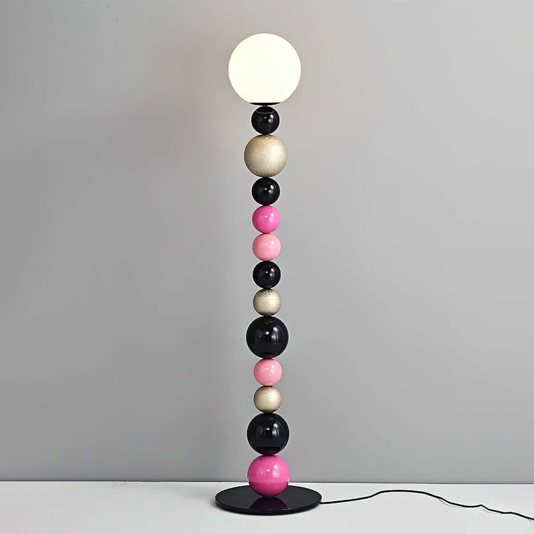 Ball String Floor Lamp – Minimalist Modern Living Room Art