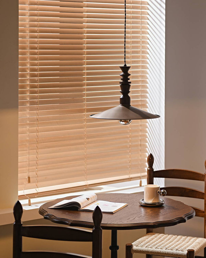 Ballet Air Chandelier – Elegant Walnut & Brass Lighting Fixture | Vinlighting
