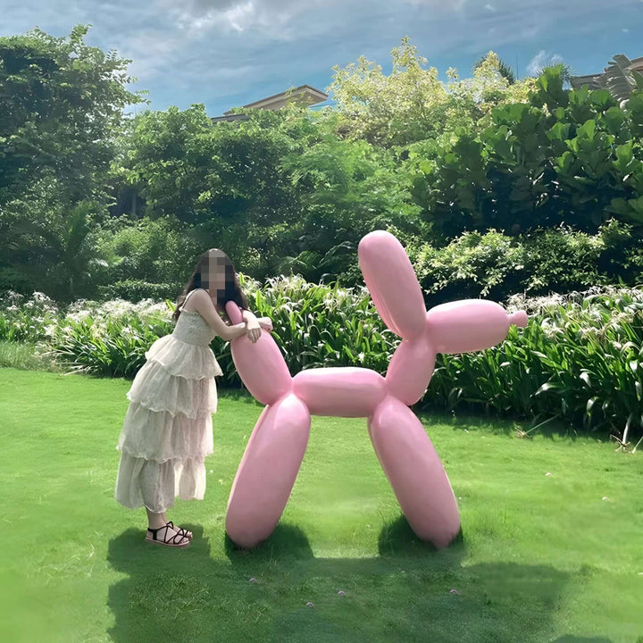 Balloon Dog Decorative Sculpture – Living Room Decor Resin Sculpture