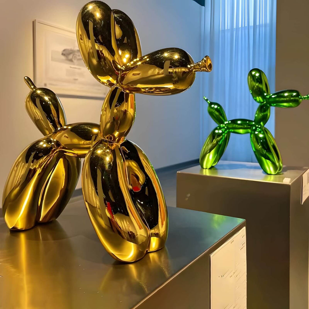 Balloon Dog Decorative Sculpture – Living Room Decor Resin Sculpture