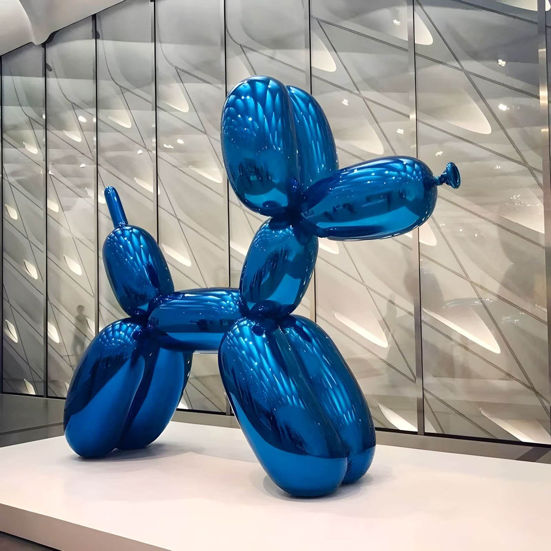 Balloon Dog Decorative Sculpture – Living Room Decor Resin Sculpture
