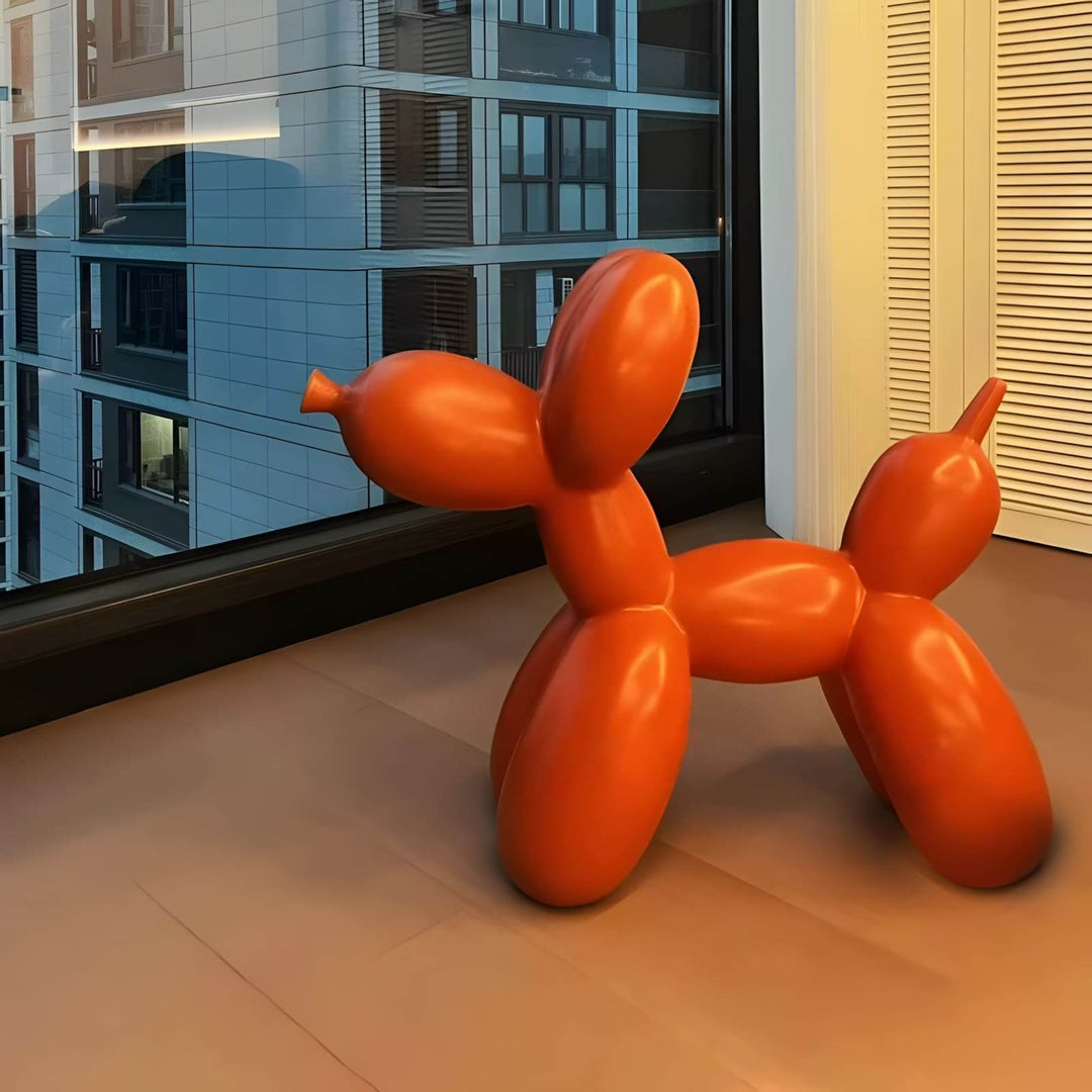 Balloon Dog Decorative Sculpture – Living Room Decor Resin Sculpture