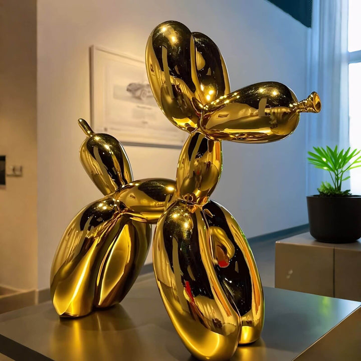 Balloon Dog Decorative Sculpture – Living Room Decor Resin Sculpture