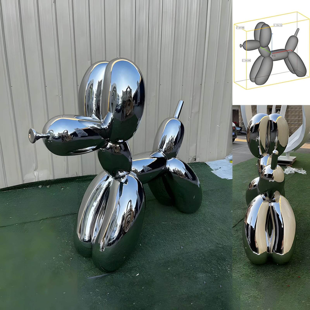 Balloon Dog Decorative Sculpture – Living Room Decor Resin Sculpture