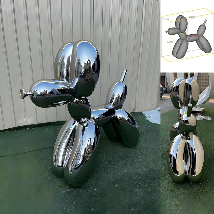 Balloon Dog Decorative Sculpture – Living Room Decor Resin Sculpture