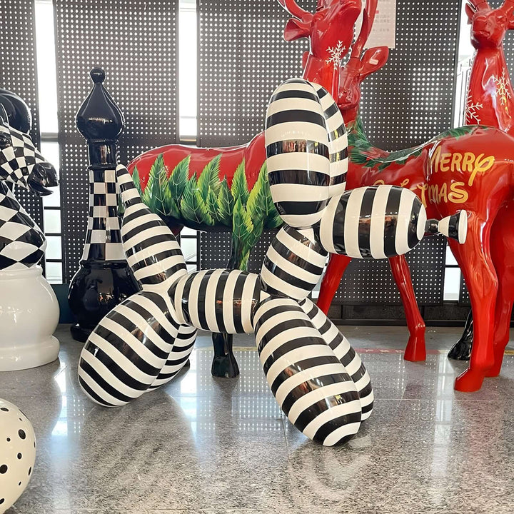 Balloon Dog Decorative Sculpture – Living Room Decor Resin Sculpture