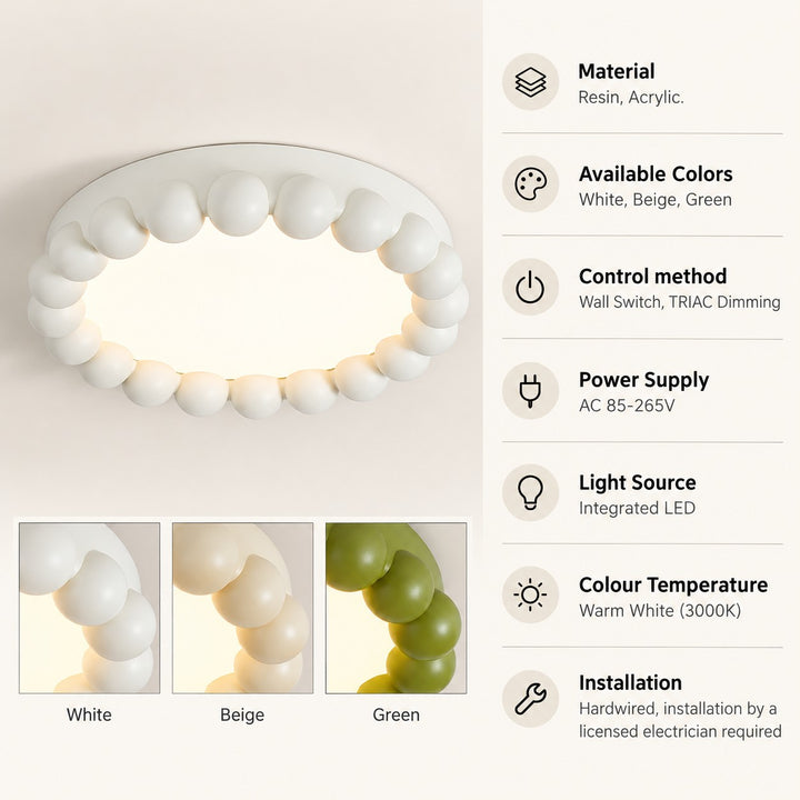Bead Shaped Ceiling Lamp