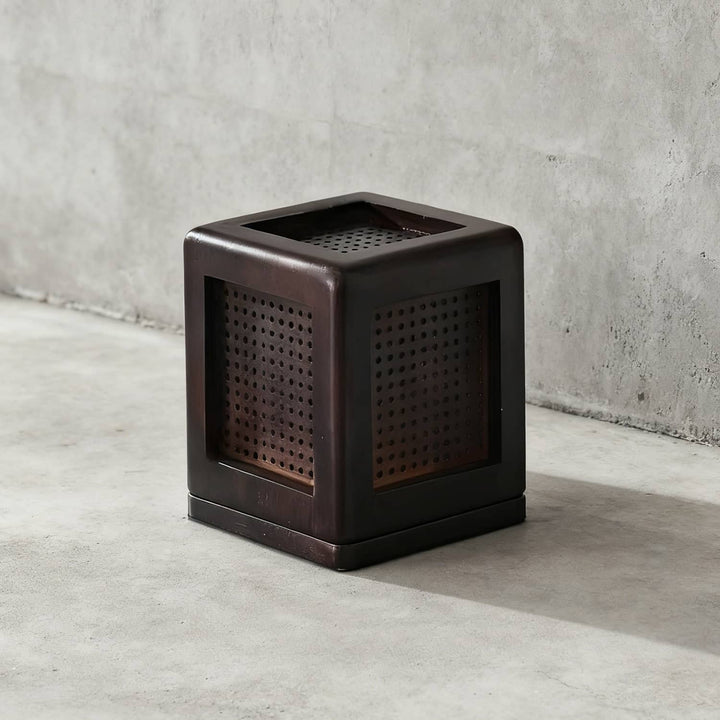 Belino Table Lamp – Retro Cube Solid Wood Ambient Lamp