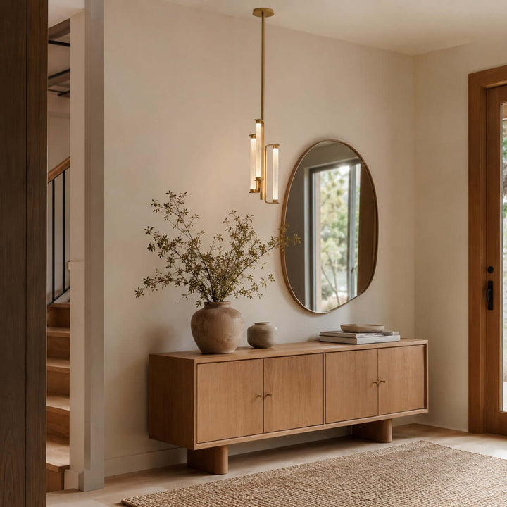 Bellara Chandelier | - Modern Art Deco Textured Glass Fixture | Vinlighting