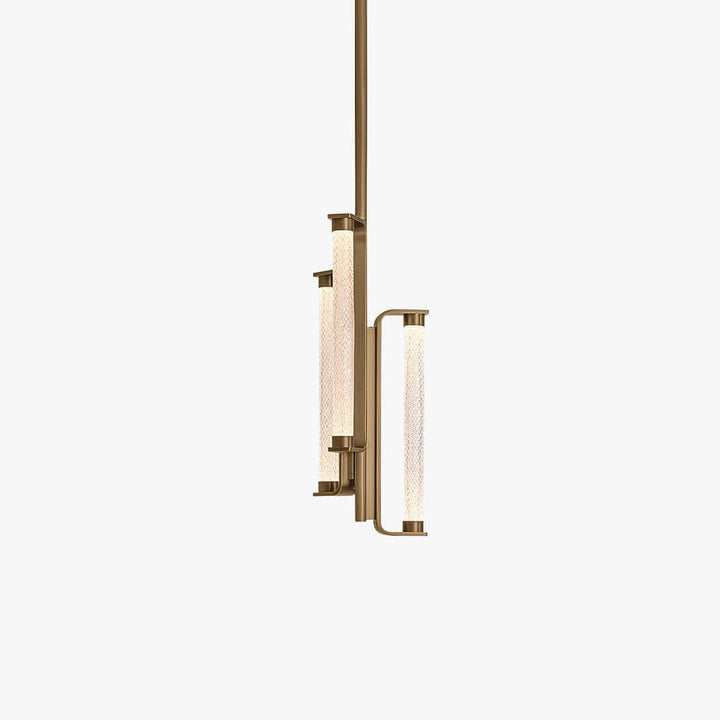 Bellara Chandelier | - Modern Art Deco Textured Glass Fixture | Vinlighting