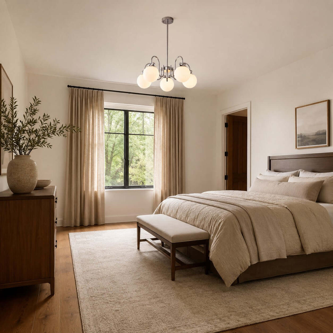 Belmont Chandelier | French Glass Chandelier for Modern Dining Room | Vinlighting