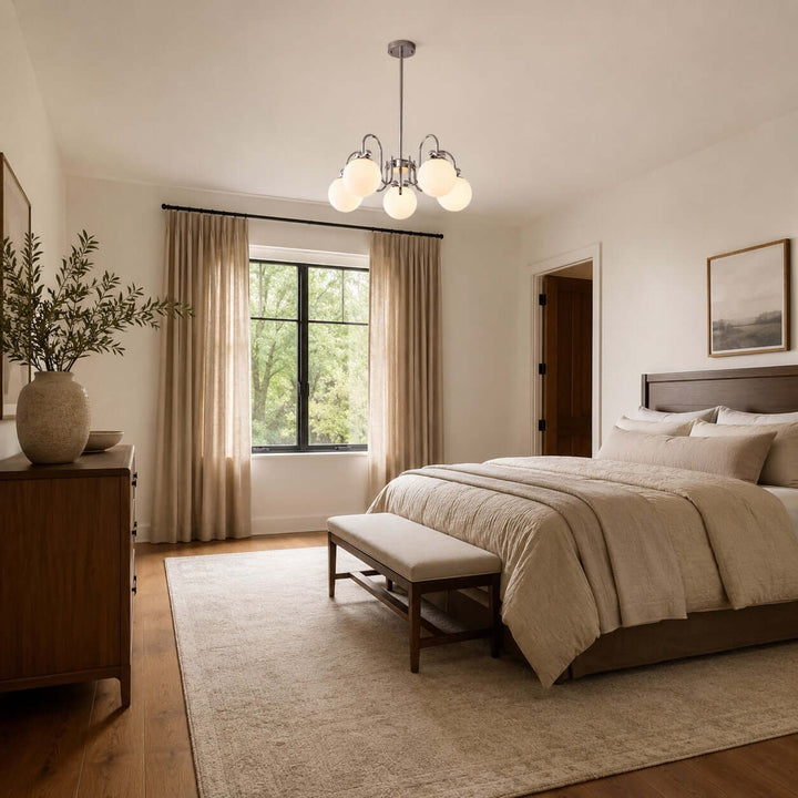 Belmont Chandelier | French Glass Chandelier for Modern Dining Room | Vinlighting