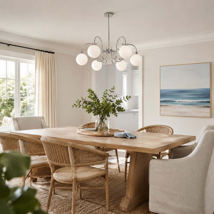 Belmont Chandelier | French Glass Chandelier for Modern Dining Room | Vinlighting