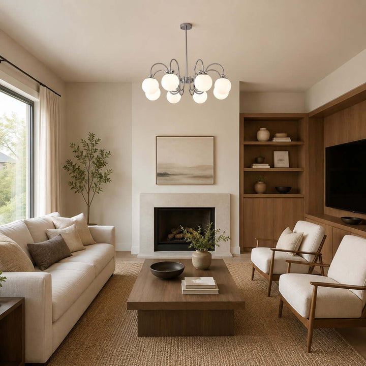 Belmont Chandelier | French Glass Chandelier for Modern Dining Room | Vinlighting