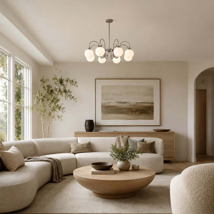 Belmont Chandelier | French Glass Chandelier for Modern Dining Room | Vinlighting